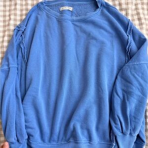 We The Free Sky Blue Pullover
